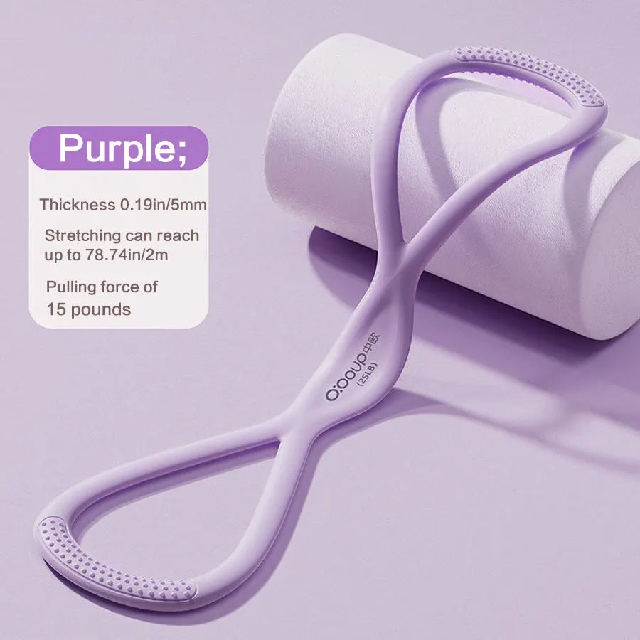 1Pcs Resistance Bands, Yoga Resistance Band Stretch Fitness Band, Pull Rope, Chest Arm and Shoulder Stretch Bands Exercise Equip