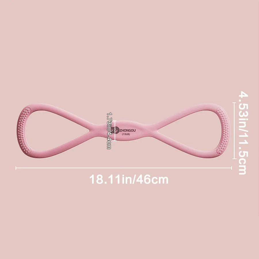1Pcs Resistance Bands, Yoga Resistance Band Stretch Fitness Band, Pull Rope, Chest Arm and Shoulder Stretch Bands Exercise Equip