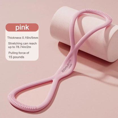 1Pcs Resistance Bands, Yoga Resistance Band Stretch Fitness Band, Pull Rope, Chest Arm and Shoulder Stretch Bands Exercise Equip