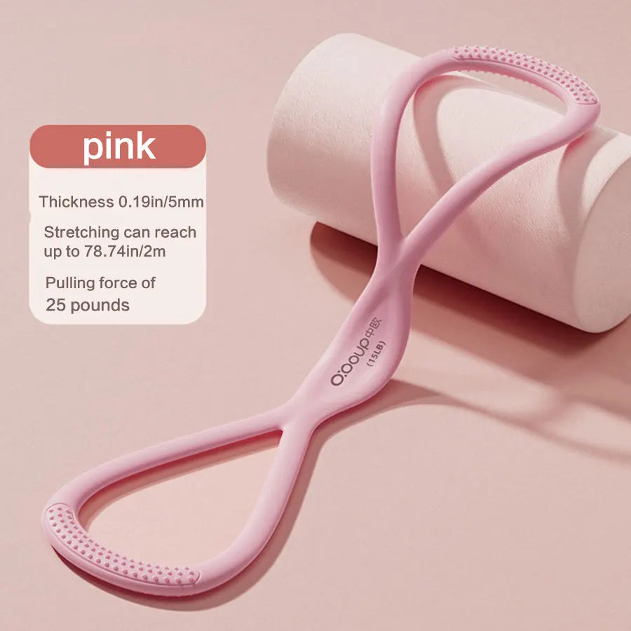 1Pcs Resistance Bands, Yoga Resistance Band Stretch Fitness Band, Pull Rope, Chest Arm and Shoulder Stretch Bands Exercise Equip