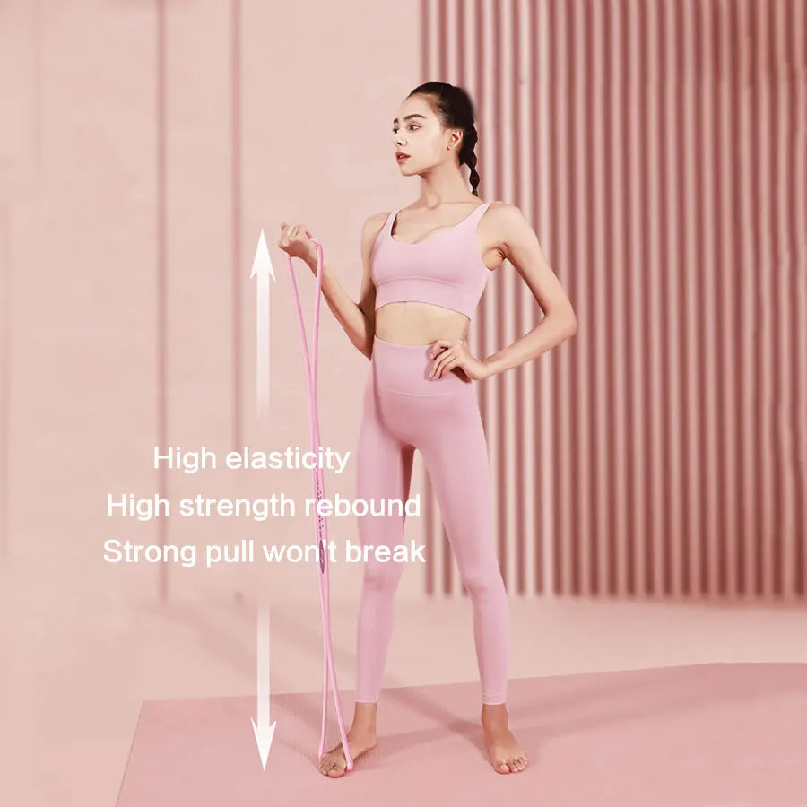 1Pcs Resistance Bands, Yoga Resistance Band Stretch Fitness Band, Pull Rope, Chest Arm and Shoulder Stretch Bands Exercise Equip