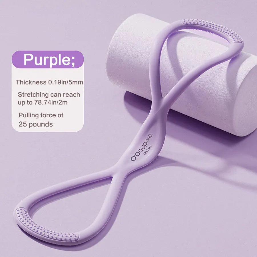 1Pcs Resistance Bands, Yoga Resistance Band Stretch Fitness Band, Pull Rope, Chest Arm and Shoulder Stretch Bands Exercise Equip